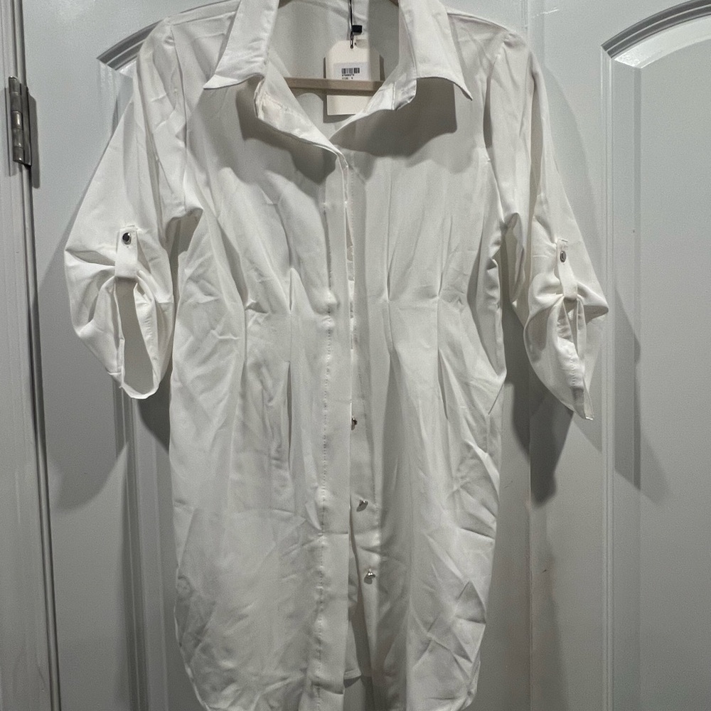 White Button-Up Shirt